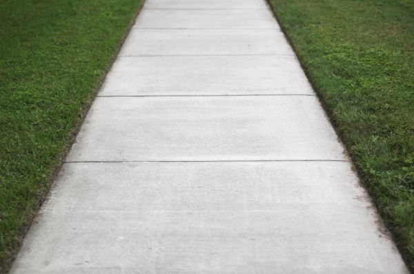 Concrete Path Installation in Marco Island